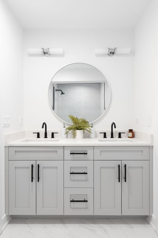 Floating Vanity and LED Lighting