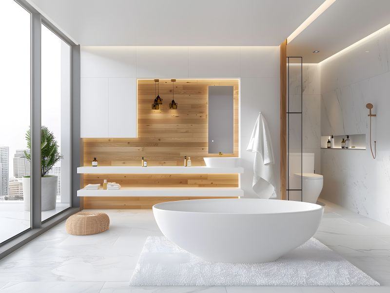 Modern Acrylic Bathtub